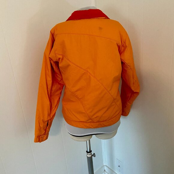 Columbia Western Lmd Edition Reversible Jacket Pearl Snap Orange Med VTG Coat - Picture 7 of 16